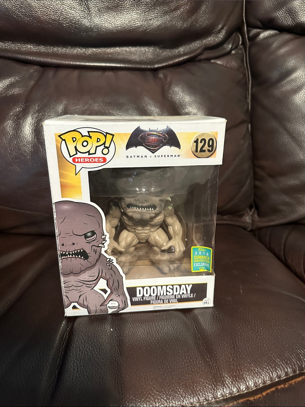 Funko Pop! Heroes Doomsday Vinyl Figure - Brown/Tan